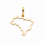 Pingente Brasil Ouro 18k - Imagem 1