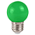 LAMPADA LED BOLINHA 1-3W VERDE BIVOLT E27 KIAN - Imagem 1