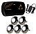 Kit 5 Ieds RGB 9w Inox + Comando + Fonte Wi-Fi - Luxpool - Imagem 1