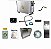Kit Sauna Vapor Elétrica Top Turbo 9 kW Completo Impercap - Imagem 1