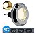 Refletor Led Piscina Tiny Led Slim Inox - 10W Luz Branca Quente 3.000k Light Tech - Imagem 2
