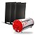 Kit Solar Banho 600L Baixa Pressão Inox 444 + 3 Coletores Heliotek - Imagem 1
