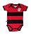 Body Bebê Flamengo Jogo Listrado Oficial - Imagem 2