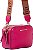 BOLSA COURO PEQUENA ESTRUTURADA RETANGULAR PINK CÓD-280 - Imagem 3