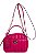 BOLSA COURO PEQUENA MATELASSÊ MEIA LUA PINK CÓD-353 - Imagem 1