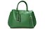 BOLSA COURO GRANDE ESTRUTURADA VERDE ALECRIM CÓD-388 - Imagem 1