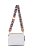 BOLSA COURO MÉDIA ESTRUTURADA RETANGULAR ALÇA SG BRANCO OFF CÓD-281 - Imagem 4