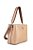 BOLSA COURO GRANDE MARROM CARAMELO PADRÃO CÓD-496 - Imagem 2