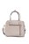 BOLSA COURO GRANDE MACIA MATELASSÊ BEGE AVEIA CÓD-524 - Imagem 3