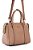 BOLSA COURO MÉDIA MARRROM CARAMELO CÓD-538 - Imagem 2