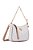 BOLSA COURO PEQUENA MONOGRAMA BRANCO OFF CÓD-541 - Imagem 2