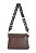 BOLSA COURO GRANDE ESTRUTURADA QUADRADA MARROM WHISKY SG CÓD-568 - Imagem 3