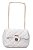 BOLSA COURO PEQUENA MATELASSÊ BRANCO OFF CÓD-400 - Imagem 1