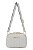 BOLSA COURO MATELASSÊ PEQUENA BRANCO OFF CÓD-653 - Imagem 1