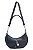 BOLSA COURO HOBO MACIA MÉDIA PRETO CÓD-585 - Imagem 1