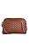 BOLSA COURO MÉDIA MACIA RETANGULAR ALÇA EM COURO TRISSÊ MARROM WHISKY CÓD-428 - Imagem 3