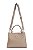 BOLSA COURO MÉDIA ESTRUTURADA SOFT MARROM CARAMELO CÓD-580 - Imagem 1