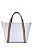 BOLSA COURO MÉDIA ESTRUTURADA BRANCO OFF CÓD-665 - Imagem 5