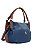 BOLSA COURO GRANDE MACIA COM DIVISÓRIAS AZUL MARINHO CÓD-657 - Imagem 2