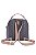 BOLSA EM COURO 2 EM 1 - TRANSVERSAL E MOCHILA MONOGRAMA SG CÓD-801 - Imagem 3