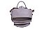 MOCHILA E BOLSA COURO GRANDE MACIA CINZA RATO CÓD-654 - Imagem 4