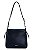BOLSA EM COURO MÉDIA TRANSVERSAL PRETO CÓD-810 - Imagem 1