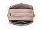 BOLSA EM COURO 2 EM 1 - TRANSVERSAL E MOCHILA MARROM ARGILA SG CÓD-801 - Imagem 4