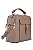 BOLSA EM COURO 2 EM 1 - TRANSVERSAL E MOCHILA MARROM ARGILA SG CÓD-801 - Imagem 2