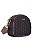 BOLSA EM COURO PEQUENA TRANSVERSAL MONOGRAMA MARROM CAFÉ CÓD-805 - Imagem 2