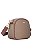 BOLSA EM COURO PEQUENA TRANSVERSAL MARROM ARGILA CÓD-805 - Imagem 2