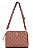 BOLSA EM COURO MÉDIA ESTRUTURADA MATELASSÊ MARROM WHISKY CÓD-811 - Imagem 1