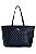 BOLSA EM COURO TOTE GRANDE ESTRUTURADA EM TRISSÊ PRETO CÓD-813 - Imagem 1