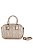 BOLSA EM COURO PEQUENA DOURADO METALIZADO CÓD-804 - Imagem 1