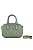 BOLSA EM COURO PEQUENA COR VERDE CÓD-804 - Imagem 1
