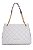 BOLSA EM COURO GRANDE MATELASSÊ BRANCO OFF CÓD-818 - Imagem 1