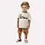 Conjunto Infantil Menino Kyly Retroescavadeira Camiseta e Bermuda - Imagem 1