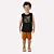 Conjunto Infantil Menino Kyly Regata e Bermuda 100% Algodão Estampa Moderna - Imagem 1