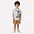 Conjunto Infantil Menino Kyly Moto Retrô e Surf 100% Algodão - Imagem 1