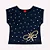 Conjunto Infantil Feminino Kyly Blusa Cropped Libélula e Short - Imagem 3