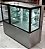 VITRINE REFRIGERADA GOURMET INOX ESCOVADO 100X60X120 - Imagem 3