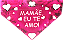 BANDANA PET MAMÃE EU TE AMO - ROSA12 - Imagem 1