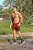 Shorts Fitness 2 Em 1 - Dry Fit E Térmico De Compressão - Esportivo Para Corrida E Treino  - Vermelho Mescla - Imagem 2