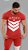 Camiseta Masculina Longline Army Sports Vermelha - Imagem 1