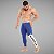 Calça Legging Confort Sports Com Bolso Para Celular - Azul - Imagem 5