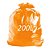 SACO DE LIXO 200L 85X105 LARANJA 0,5 PCT C/ 100UN - Imagem 1