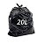 SACO DE LIXO 20L 40X45 PRETO 0,4 PCT C/ 100UN - Imagem 1