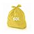 SACO DE LIXO 60L 60X70 AMARELO 0,4 PCT C/ 10UN - Imagem 1