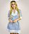 Camisola Chemise Aimra’a Azul Charme - Imagem 1