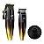 Kit Máquina de Corte de Cabelo FF 2020C e Máquina de Acabamento e Pézinho FF 2020T Gold Sem Fio Cordless Collection - Imagem 1