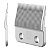 Lâmina de Reposição Para Máquina de Cortar Cabelo JRL Professional FF 2020C Silver Fade Blade BF04G - Imagem 3